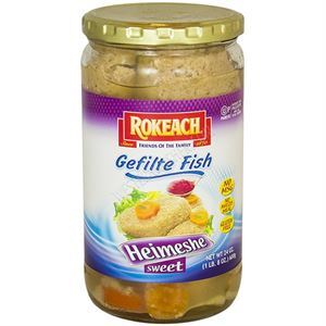Rokeach Heimeshe Sweet Gefilte Fish Jar 24 Oz