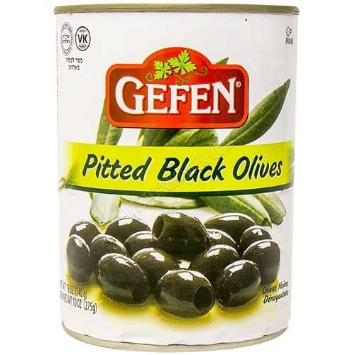 Gefen Black Pitted Olives 19 Oz