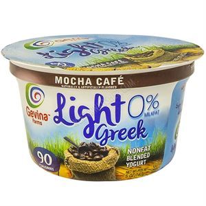 Gevina Greek Yogurt 0% Light Mocha Cafe 5 Oz