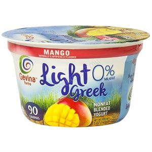 Gevina Light Greek Mango Yogurt 0% 5 Oz