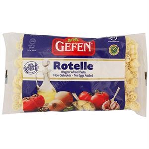 Gefen Rottele Wagon Wheel Pasta Non Gebrokts Gluten Free Egg Free 9 Oz