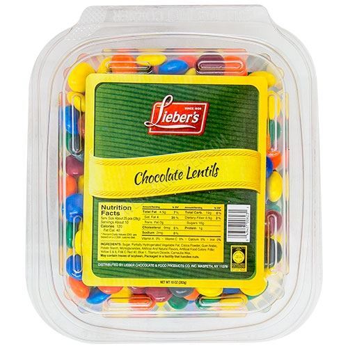 Lieber's Chocolate Lentils 10 Oz
