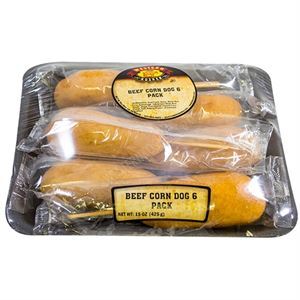 Beef Corn Dog 6 Pack, 15 Oz
