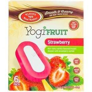 Klein's Yogifruit Parve Strawberry 6 Pack 6 X 1.76 Oz