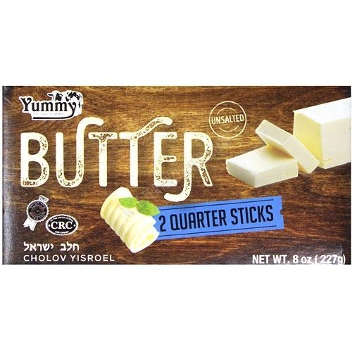 Yummy Butter 2 Quarter Sticks Unsalted 8 Oz