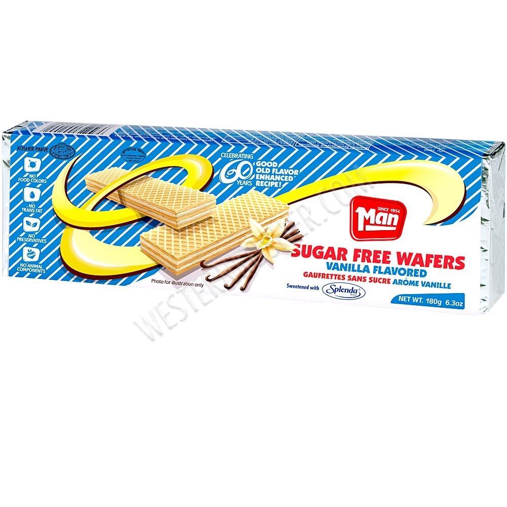 Man Sugar Free Vanilla Wafers 6.3 Oz