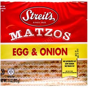 Streit's Egg & Onion Matzos 11 Oz