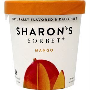 Sharon's Sorbet Mango Flavor 16 Oz
