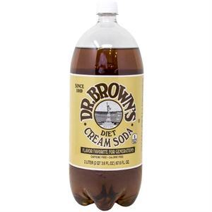 Dr Brown Diet Cream Soda 2 Lt