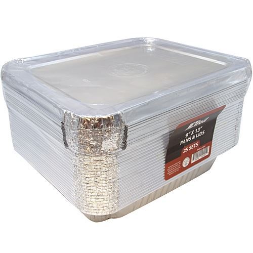 9X13 Pans/Lids Combo 25 Ct