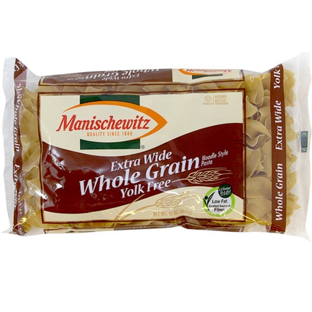 Manischewitz Extra Wide Yolk Free Egg Noodles 12Oz