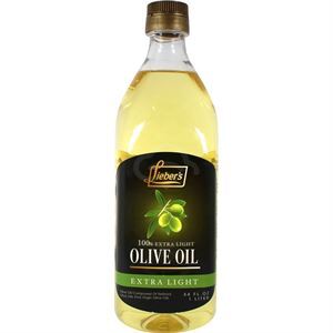 Lieber's Extra Light Olive Oil Plastic Bottle 34 Oz