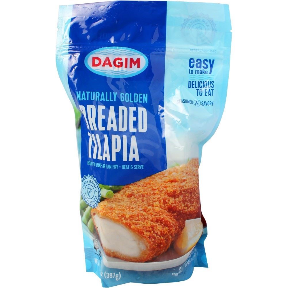 Dagim Tilapia Fillets Breaded Bag 14 Oz