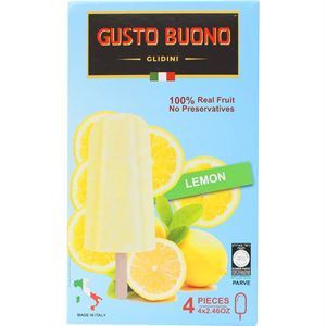 Gusto Buono Lemon Ice Pop 4 Pack