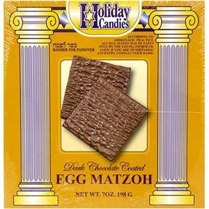 Holiday Dark Chocolate Egg Matzo Parve 7 Oz