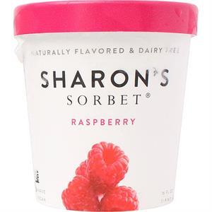 Sharon's Sorbet Raspberry Flavor 16 Oz - Vegan