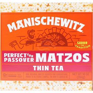 Manischewitz Thin Tea Matzo 10 Oz