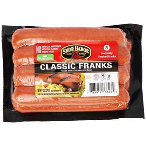 Shor Habor Classic Frankfurters 12 Oz
